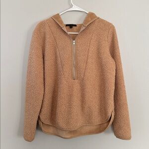 NWOT Banana Republic Quarter-Zip Sweater, Size S, Color Tan